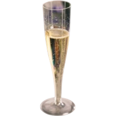 Plastic Champagne Glasses Kingfisher Disposable Champagne Glass 20cl