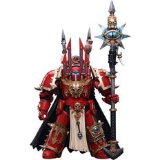 Universet Actionfigurer Joy Toy Warhammer 40,000 Chaos Space Marines Crimson Slaughter Sorcerer Lord Terminator Armor 1:18 Scale Action Figure