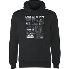 Back To The Future DeLorean Schematic Hoodie
