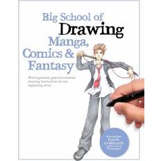 Englanti - Tieteiskirjallisuus & Fantasia Kirjat Big School of Drawing Manga, Comics & Fantasy