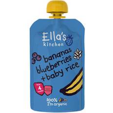 Vitamin K Baby Food & Formulas Ella's Kitchen Banana & Blueberries Baby Rice 4m+ 120g