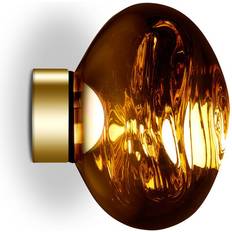 Lamper Tom Dixon Melt Surface Mini Guld Væglampe