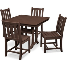 Multicolored Patio Dining Sets Polywood Traditional Garden Farmhouse Patio Dining Set