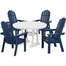 Patio Dining Sets Polywood Vineyard Curveback Adirondack Patio Dining Set