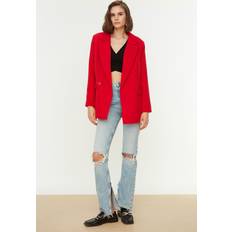 Mujer - Rojo Blazers Trendyol Collection Chaqueta Americana de Mujer - Red