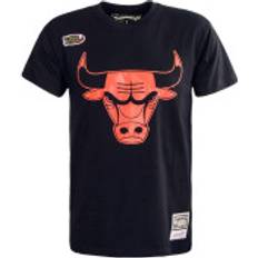 T-shirts Mitchell & Ness Herren T-Shirt Logo Chicago Bulls Black