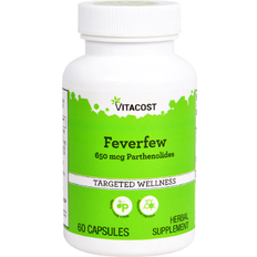 Vitacost Feverfew 650 mcg Parthenolides 60 pcs