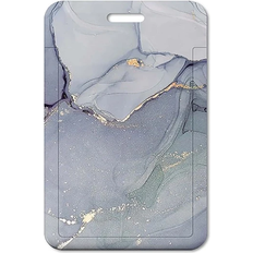 Multicoloured Business Card Holders Shein Office Card Case With Wrist Strap