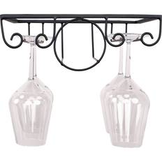 Vinglasholder i Sort - 26 cm