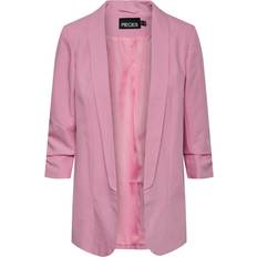 Rose Blazers Pieces Blazer 3/4 Femme Boss - Rose