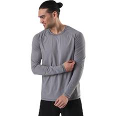 Casall Sport Long Sleeve Grey, Male, Tøj, Skjorter, Træning, Grå