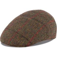 MJM Country Harris Tweed Green Check Flatcap - Grön