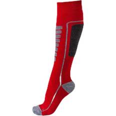 Courchevel Ski and Snowboarding Socks w Merino Wool Red 43-46