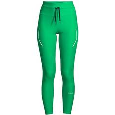 Casall Shapify High Waist Running Tights - Cactus Green