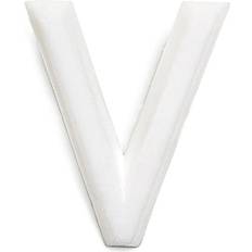 Habo Bokstav V 1002 Vit, 10st, 22996