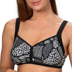 Trofé Bademode Trofé Leo Paros Wireless Bikini Bra Black pattern-2