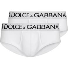 Cotone - Uomo Mutande Dolce & Gabbana Slip Con Stampa Two-pack