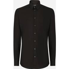 Gold Shirts Dolce & Gabbana Cotton Gold-fit shirt