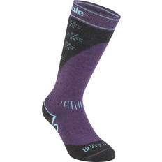 Midweight Plus Ski Merino Endurance Socks - Dark Purple