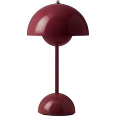 Alimenté par batterie Lampes de table &Tradition Flowerpot VP9 Dark Plum Lampe de table 29.5cm