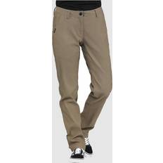 Marron - Équitation Pantalons Horsefeathers Croft Women's Technical Pants - Beige