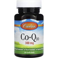 Carlson Co-Q10, 300 mg, 30 Soft Gels