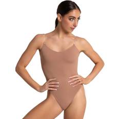 Capezio Women Camisole Leotard w/ Clear Transition Straps