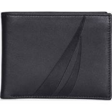 Nautica Men's Leather Bifold Passcase Wallet True