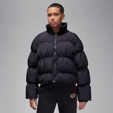 Jordan Nike Black Quilted Puffer Jacket