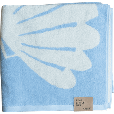 Fine Little Day Snäcka Bath Towel Blue (140x70cm)