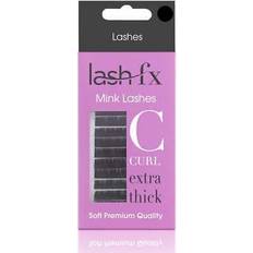 Synthetic False Eyelashes Lash Fx mink c curl 0.20 extra thick individual 11mm