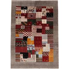 RugVista Gabbeh Loribaft Braun, Schwarz, Rot 164x238cm