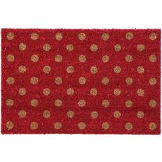 Carpets & Rugs Premier Housewares Interiors Polka Doormat Red