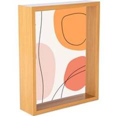 Acrylic Photo Frames Nicola Spring Wood 8x10" 3D Deep Box Photo Frame
