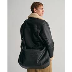 Gant Tasker Gant UNISEX. SLOUCHY LEATHER BAG Sort ONESIZE