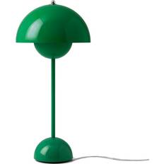 Flowerpot vp3 &Tradition Flowerpot VP3 Signal Green Bordslampa 50cm