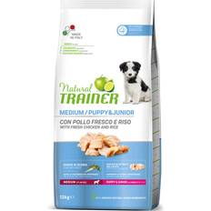 Animali domestici Trainer Natural Medium Puppy & Junior con Pollo Fresco 2 x 12 kg