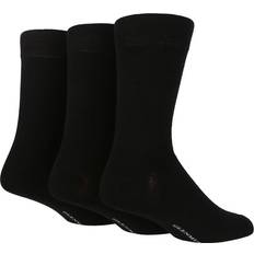 Bambou - Homme Chaussettes Glenmuir Gentle Grip Bamboo Crew Socks - Black Men