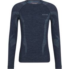 Falke Men's Longsleeve Wool-Tech, M, Space Blue