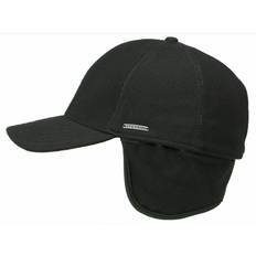 Stetson Herr - Svarta Kepsar Stetson Vaby Earflaps Cap Black XXL 6263 cm