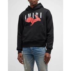 Amiri Jumpers Amiri Black Rabbit Hoodie