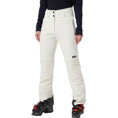 ID Card Pocket Trousers & Shorts Helly Hansen Women's Avanti High Waist Stretch Ski Trousers Beige Snow Beige