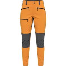 Yellow Trousers Haglöfs Mid Slim Pant Women - Desert Yellow/Magnetite