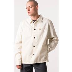 Fred Perry Twill Overshirt, Beige