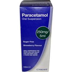 Paracetamol Oral Suspension 250mg/5ml 6+ Strawberry Flavour