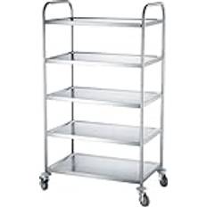 Møbler Hendi Serveringsvogn Med 5 Hylder 860x540x1560mm Rullebord