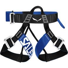 Salewa Via FERRATA EVO Harness Strapon, Vuxna Unisex, Black/Blue Svart M/XXL