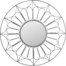 Pacific Lifestyle Olivia's CoCo Metal Cane Effect Frame Wall Mirror