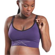 Maternity & Nursing Reebok Maternity Bra Blue, Female, Ropa, maternidad, Fitness, Morado