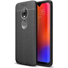 MAULUND Motorola Moto G7 G7 Plus Sort Fleksibelt Plastik Bagcover